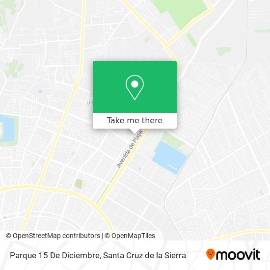 Parque 15 De Diciembre map