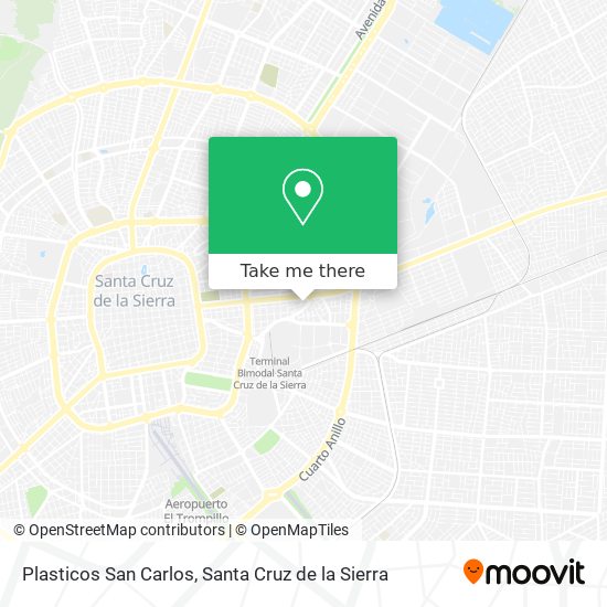 Plasticos San Carlos map