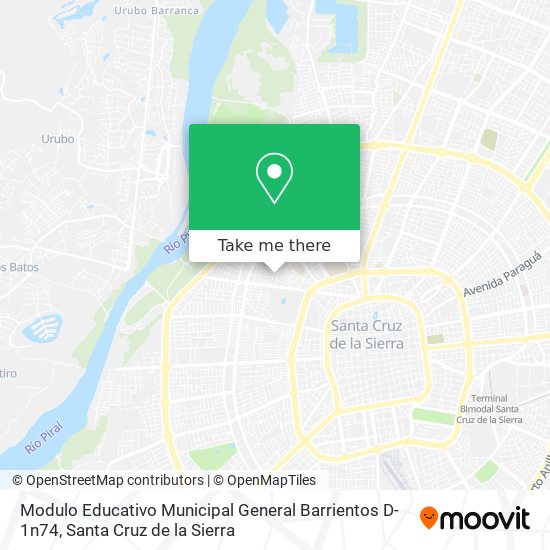 Modulo Educativo Municipal General Barrientos D-1n74 map