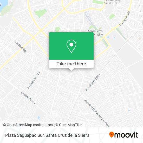 Plaza Saguapac Sur map