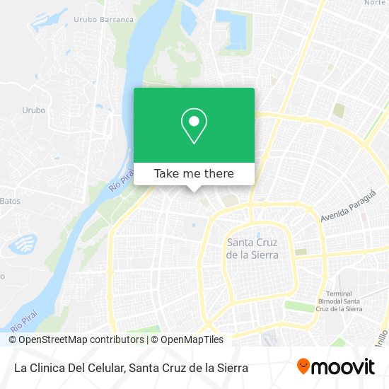 La Clinica Del Celular map