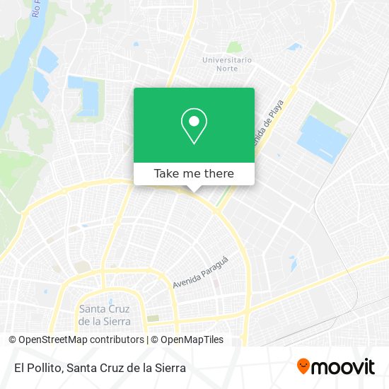 El Pollito map