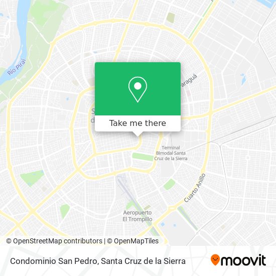 Condominio San Pedro map