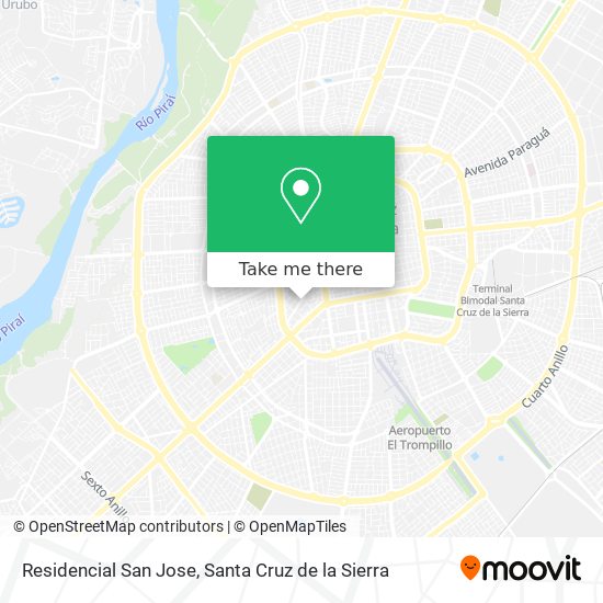 Residencial San Jose map