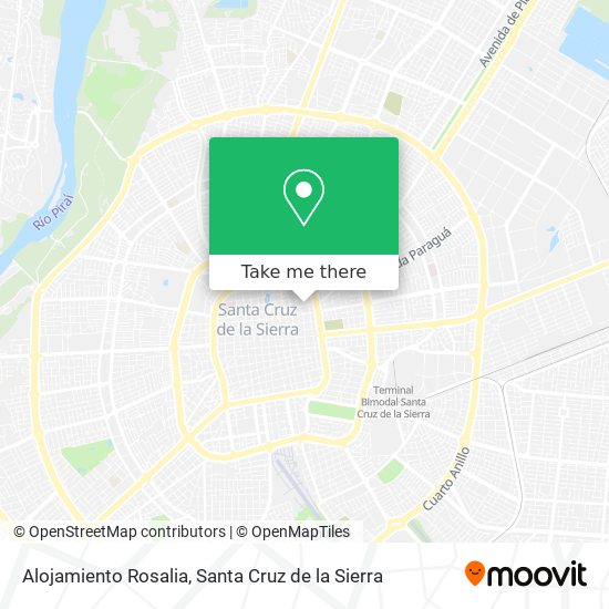 Alojamiento Rosalia map