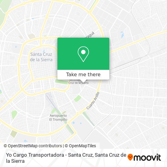 Yo Cargo Transportadora - Santa Cruz map