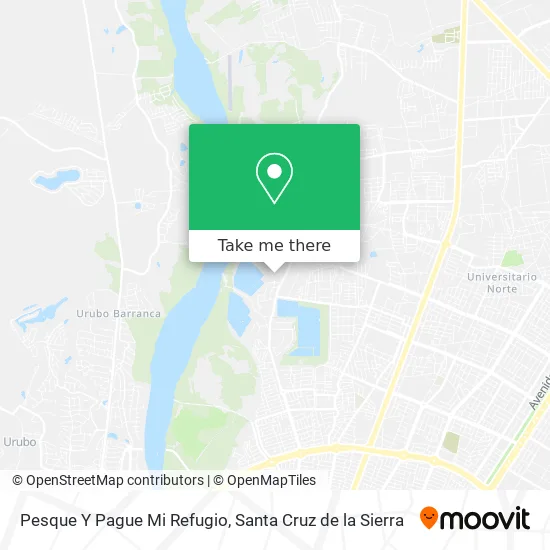 Mapa de Pesque Y Pague Mi Refugio
