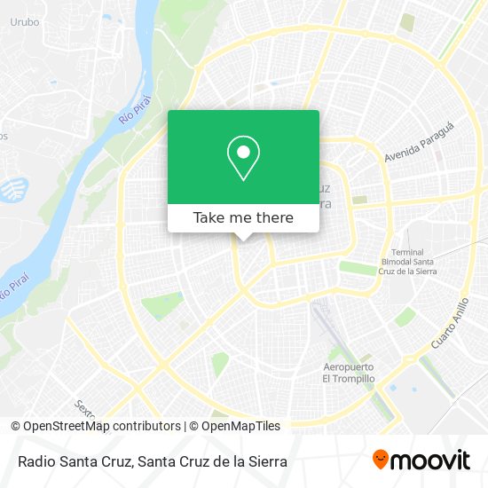 Radio Santa Cruz map