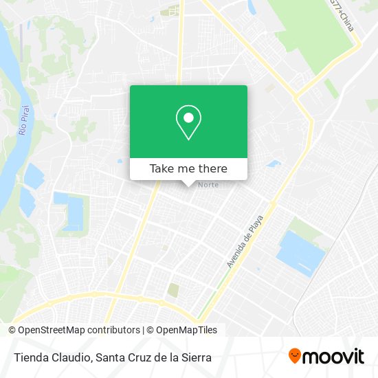 Tienda Claudio map