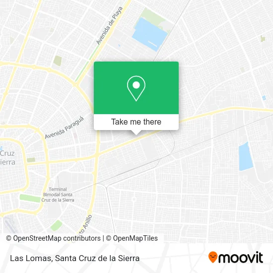 Las Lomas map