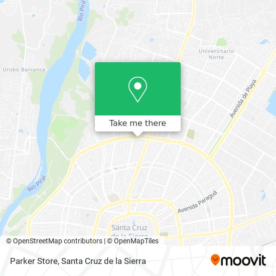 Parker Store map