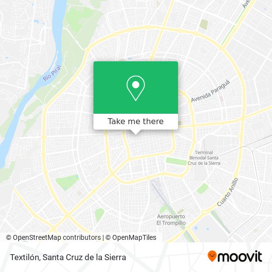 Textilón map