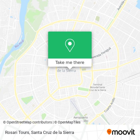 Rosari Tours map