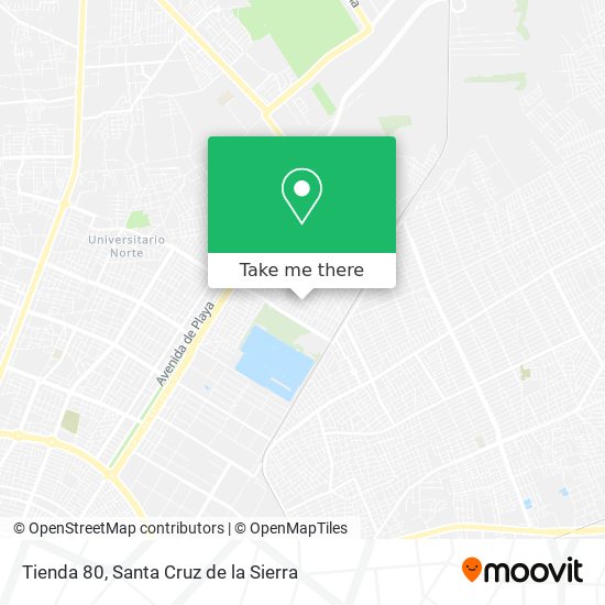 Mapa de Tienda 80