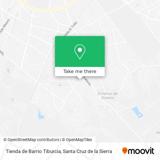 Mapa de Tienda de Barrio Tiburcia