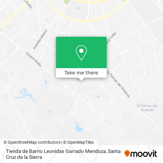Tienda de Barrio Leonidas Garrado Mendoza map