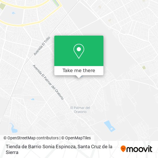 Mapa de Tienda de Barrio Sonia Espinoza