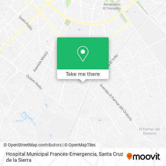 Hospital Municipal Francés-Emergencia map