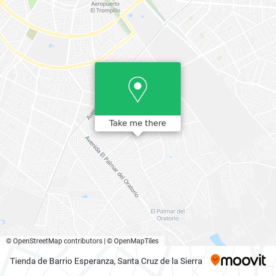 Mapa de Tienda de Barrio Esperanza