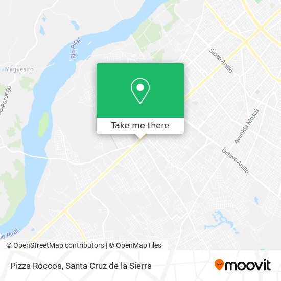 Pizza Roccos map