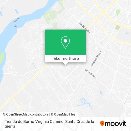 Mapa de Tienda de Barrio Virginia Camino