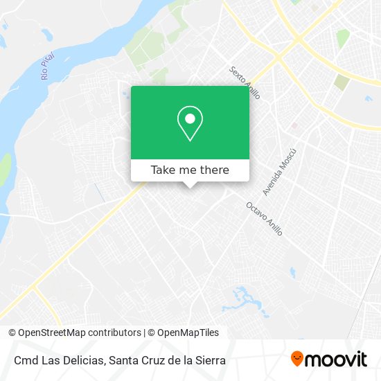 Cmd Las Delicias map