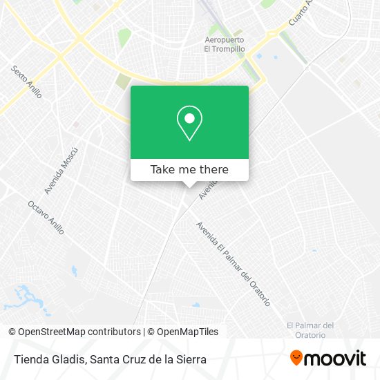 Tienda Gladis map