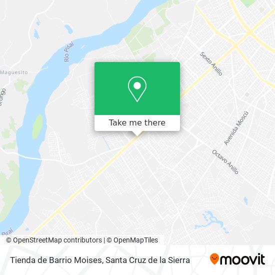 Mapa de Tienda de Barrio Moises