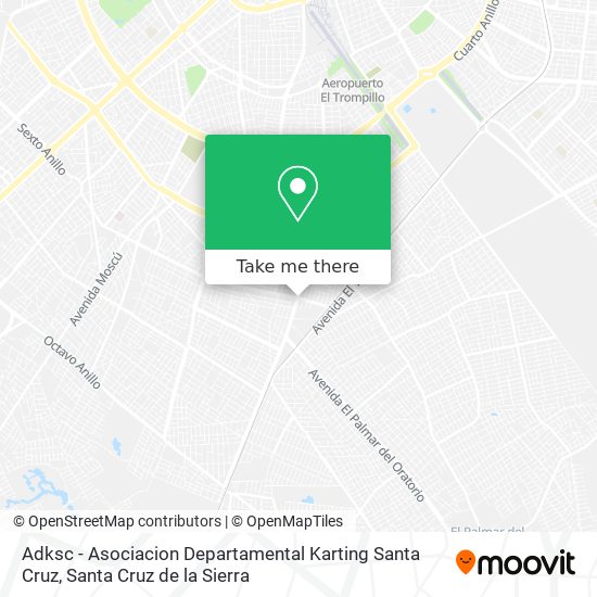 Adksc - Asociacion Departamental Karting Santa Cruz map