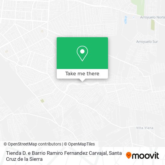 Mapa de Tienda D. e Barrio Ramiro Fernandez Carvajal