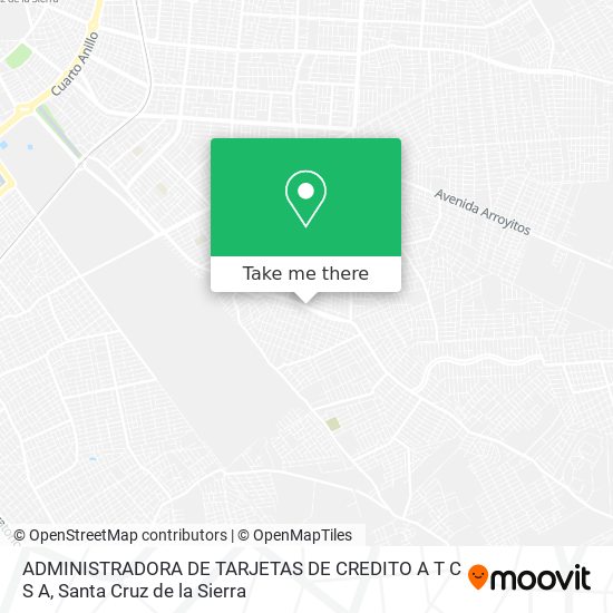 Mapa de ADMINISTRADORA DE TARJETAS DE CREDITO A T C S A