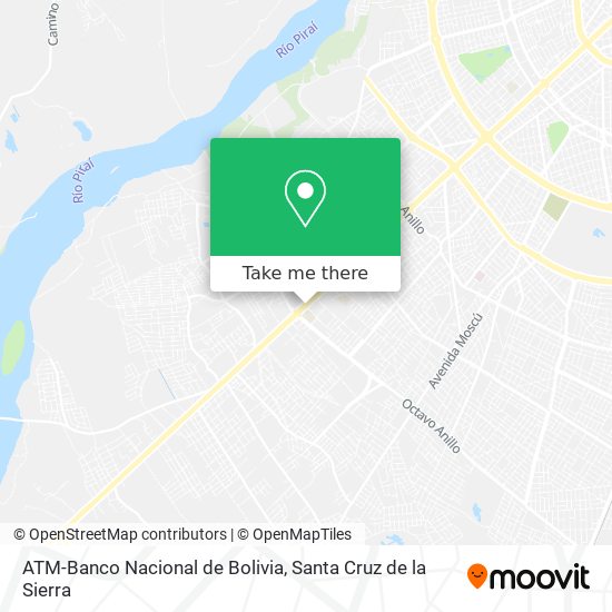 ATM-Banco Nacional de Bolivia map