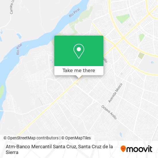Atm-Banco Mercantil Santa Cruz map