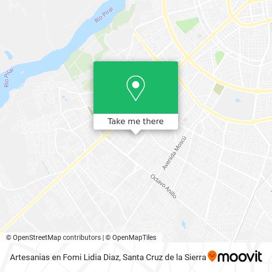 Mapa de Artesanias en Fomi Lidia Diaz