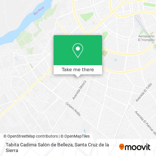 Mapa de Tabita Cadima Salón de Belleza