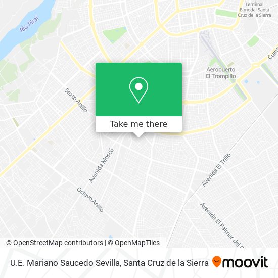 Mapa de U.E. Mariano Saucedo Sevilla