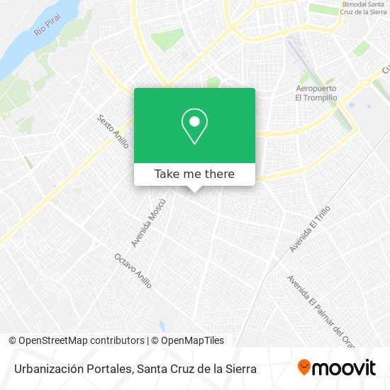 Mapa de Urbanización Portales