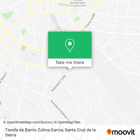 Mapa de Tienda de Barrio Zulma Garcia