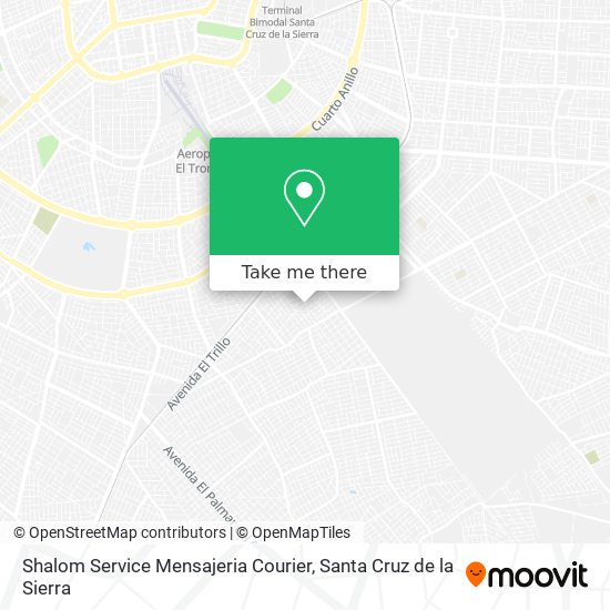 Shalom Service Mensajeria Courier map