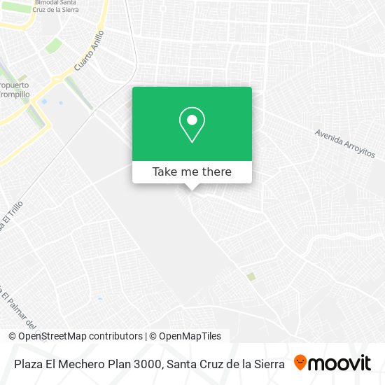 Mapa de Plaza El Mechero Plan 3000