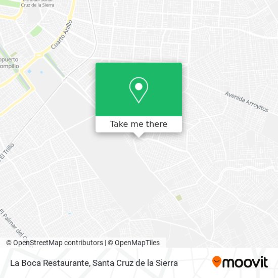 La Boca Restaurante map