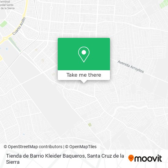 Tienda de Barrio Kleider Baqueros map