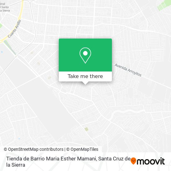 Mapa de Tienda de Barrio Maria Esther Mamani