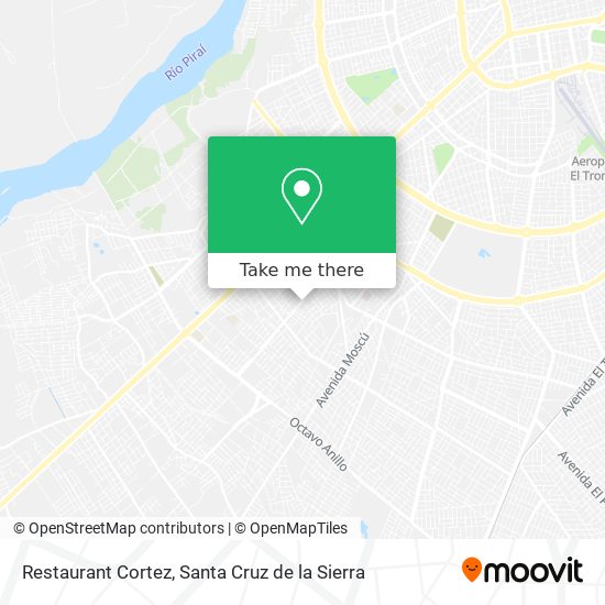 Mapa de Restaurant Cortez