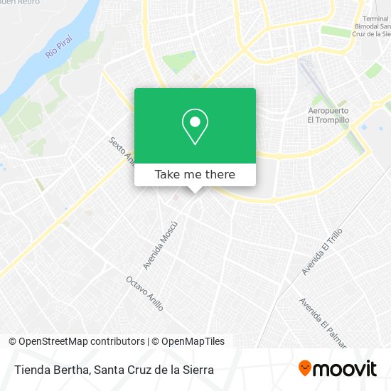 Mapa de Tienda Bertha