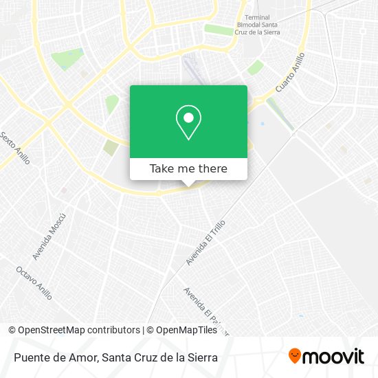 Mapa de Puente de Amor