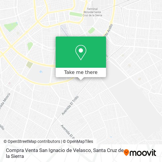 Compra Venta San Ignacio de Velasco map