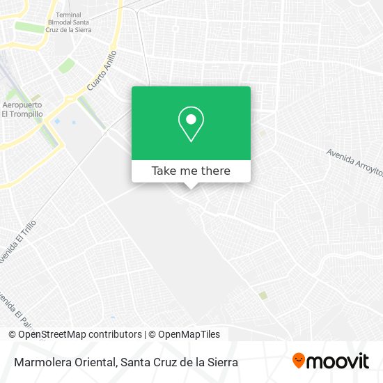 Marmolera Oriental map