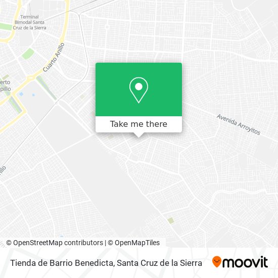 Mapa de Tienda de Barrio Benedicta