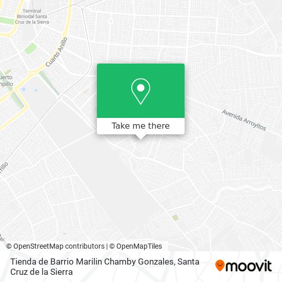 Tienda de Barrio Marilin Chamby Gonzales map
